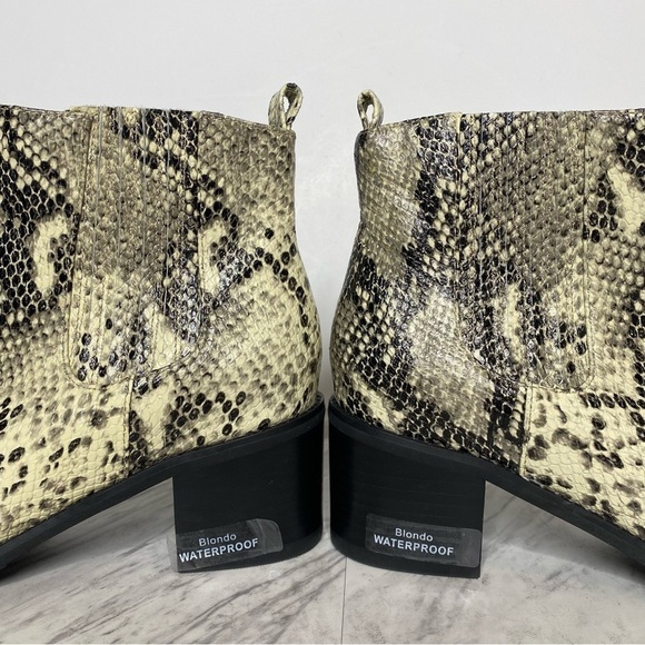 New! Blondo Elvina Snakeskin Leather Bootie 8.5 - Picture 8 of 14